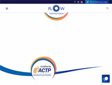 Tablet Screenshot of flowcoachinginstitute.com